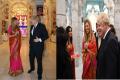 Carrie Symonds with her boyfriend UK Prime Minister Boris Johnson in a temple visit - Sakshi Post