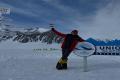 Malavath Poorna at Mt Vinson Massif with india flag in her hand&amp;amp;nbsp; - Sakshi Post