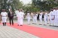 The VP reviewed a ceremonial Guard of Honour and thereafter held discussions with the commander. - Sakshi Post