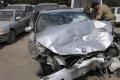 Tangled Car in which the accused were tried to flee - Sakshi Post
