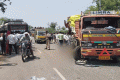 TSRTC&amp;amp;nbsp; Bus Crashed Into Van - Sakshi Post