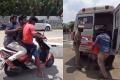 Lockdown violators dragged into ambulance with fake COVID-19 patient - Sakshi Post