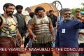A behind-the-scene picture featuring Prabhas with co-star Rana Daggubati and filmmaker Rajamouli - Sakshi Post