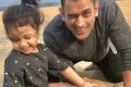MS Dhoni with daughter Ziva - Sakshi Post