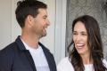 New Zealand Prime Minister Jacinda Ardern and her fiance, Clarke Gayford - Sakshi Post