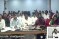 AP CM YS Jagan Video Conference Screen Grab - Sakshi Post