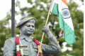 Galwan martyr Col Santosh Babu's statue unveiled in Suryapet  by KTR     - Sakshi Post