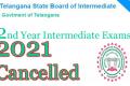 Telangana Intermediate Second Year Exams 2021 Cancelled by Govt - Sakshi Post