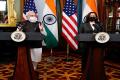 Pm Modi meets US Vice President Kamala Harris - Sakshi Post