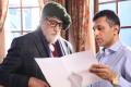 Bollywood actor Amitabh Bachchan and Chehre maker Anand Pandit - Sakshi Post