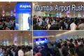 Mumbai airport sees heavy rush as people head home for Navratri festival - Sakshi Post