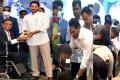 AP CM YS Jagan Humble Gesture During YSR Lifetime Awards Presentation Function - Sakshi Post