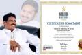 COVID Service: YSRCP MLA T Arthur Honoured By London World Book of Records - Sakshi Post