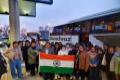 Image Credit: Indian nationals in Romania before returning home. (Twitter/@DrSJaishankar) - Sakshi Post