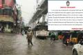 Heavy rains in Hyderabad: Traffic police warns of traffic congestion - Sakshi Post