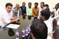 Telangana minister KTR holding talks with VRA committee members in Assembly Hall on Tuesday. Photo Credit: ( @trspartyonline via Twitter ) Telangana minister KTR holding talks with VRA committee members in Assembly Hall on Tuesday. Photo Credit: ( @trspartyonline via Twitter ) - Sakshi Post