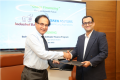 Mr. Sanjeev Anand, Head – Corporate, Commercial, Rural & Inclusive Banking, IndusInd Bank Ltd. along with Mr. Aasif Malbari, Chief Financial Officer, Tata Passenger Electric Mobility Ltd. and Director, Tata Motors Passenger Vehicles Ltd. at the MoU signing between IndusInd Bank and Tata Motors to offer exclusive Electric Vehicle Dealer Financing to authorized passenger EV Dealers - Sakshi Post