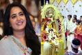 Watch Viral Video of Anushka Shetty Watching Bhoota Kola Ritual In Mangalore - Sakshi Post