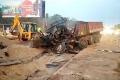 Kakinada: Four Charred To Death In Lorry Collision On Prathipadu National Highway - Sakshi Post