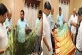 Tirumala: Sircilla Weaver Nalla Vijay Donates Sarees With Gold Zari - Sakshi Post