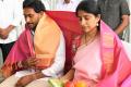 CM-jagan-in-ugadi-celebrations-with-his-wife-Sakshi Post