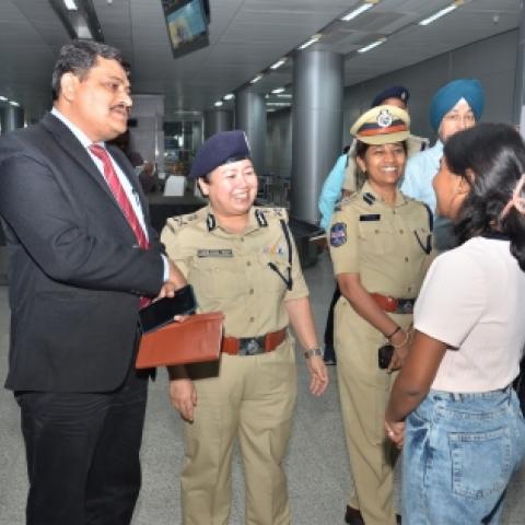 214 Telugu students reach Hyderabad by special flight from Manipur - Vimarsana News