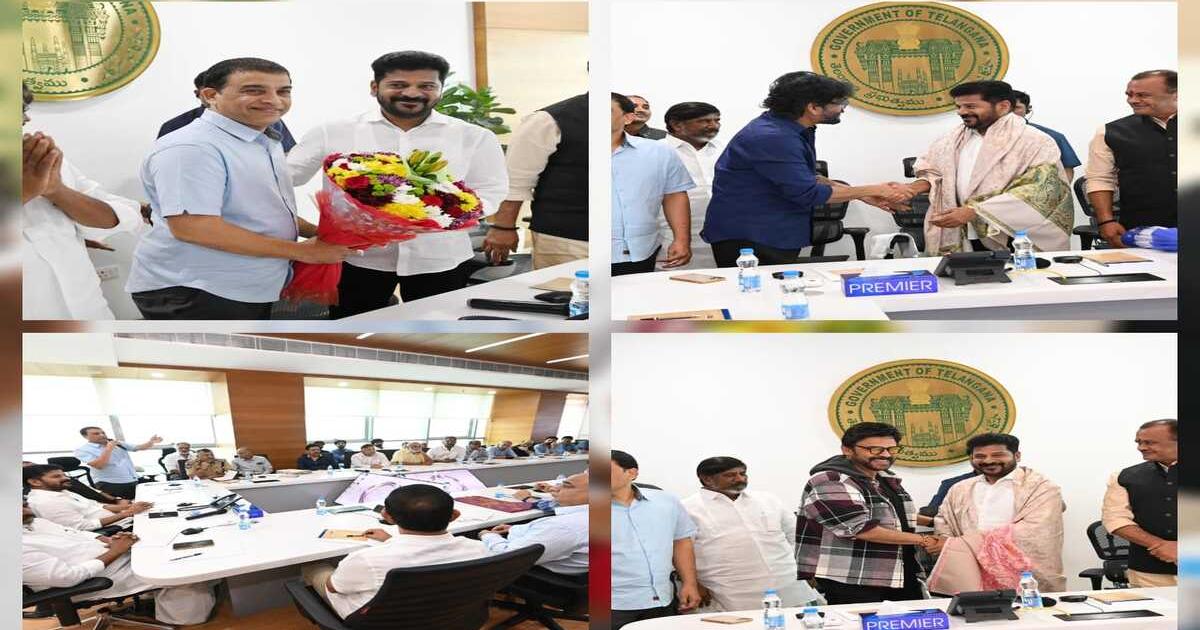 Revathi Reddy Nagarjuna, Venkatesh, Dil Raju Tollywood Meeting with CM Revanth Reddy ...