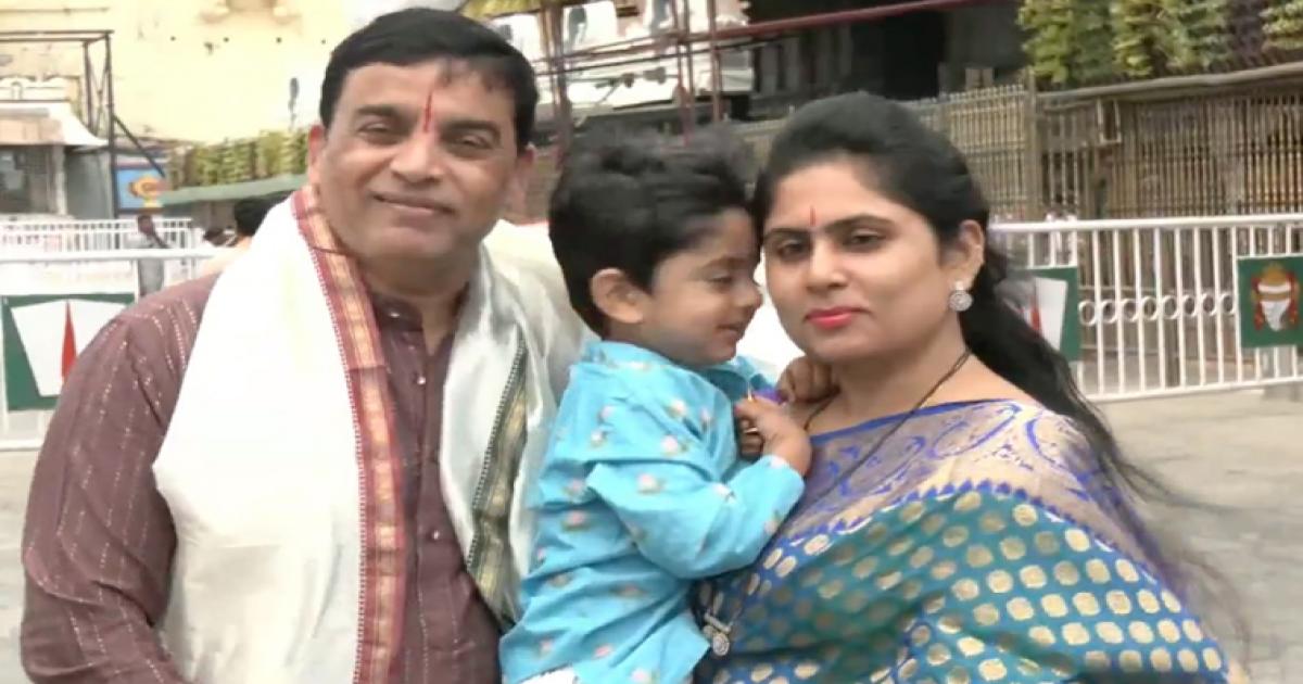 Tirumala: Dil Raju and Wife Tejaswini Seek Blessings at Tirumala Temple ...