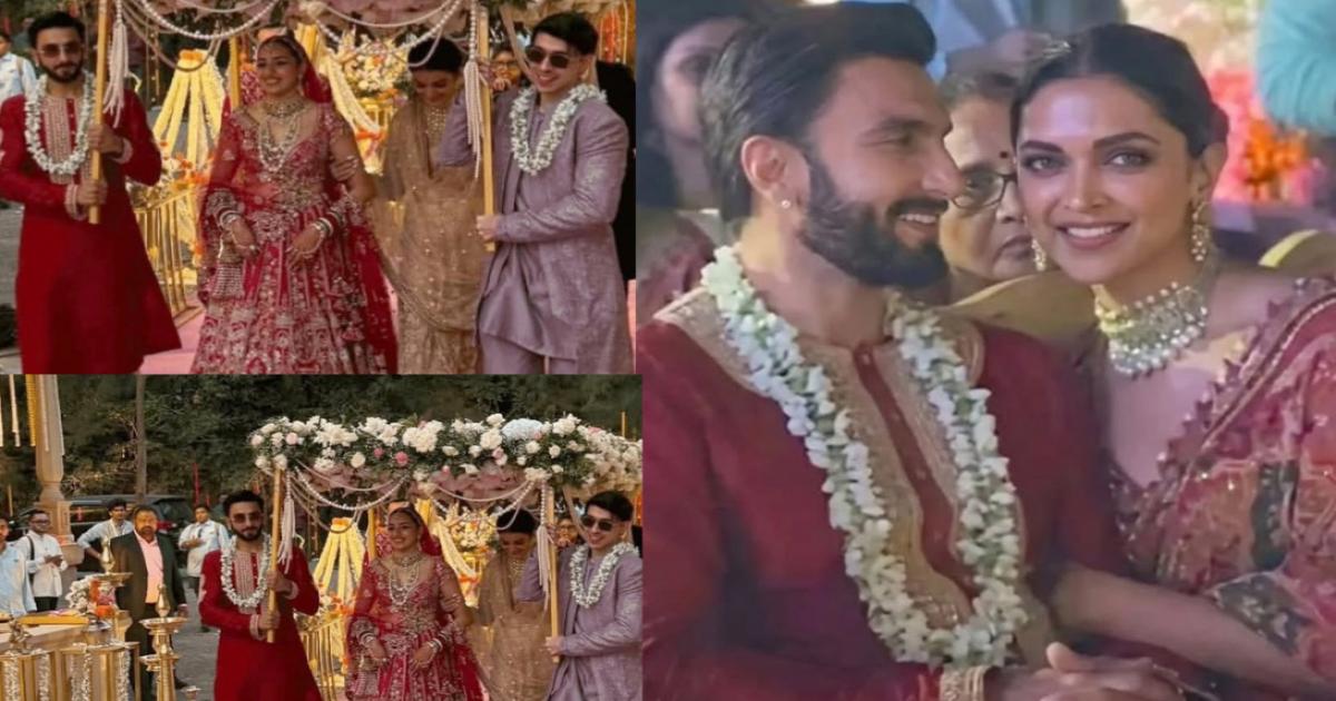 Image for Deepika Padukone Joins Ranveer Singh in Goa for Cousin’s Wedding Celebration