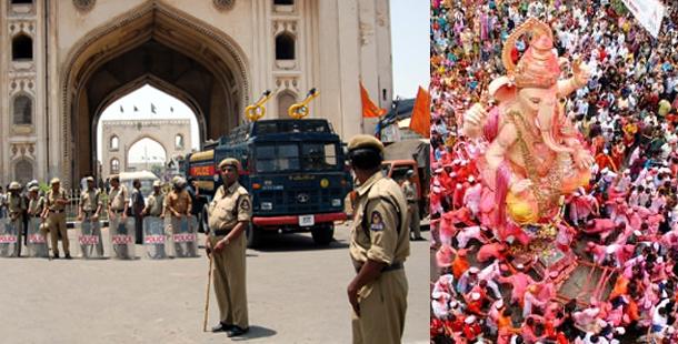 Hyd police on high alert Hyd police on high alert - Sakshi Post
