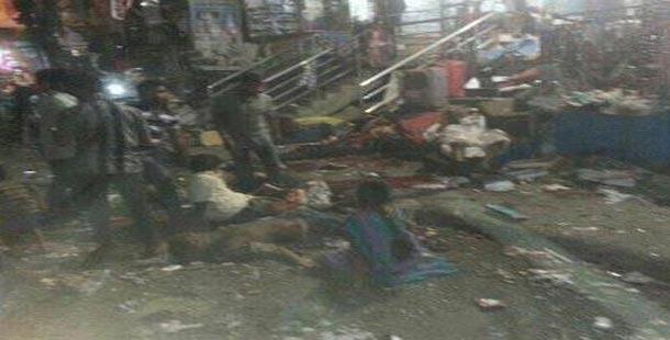 25 killed, 47 injured as two blasts rock Hyd - Sakshi Post