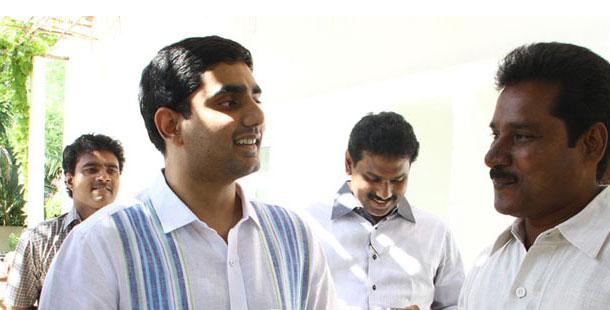 Nara Lokesh caught in a faux pas Nara Lokesh caught in a faux pas - Sakshi Post