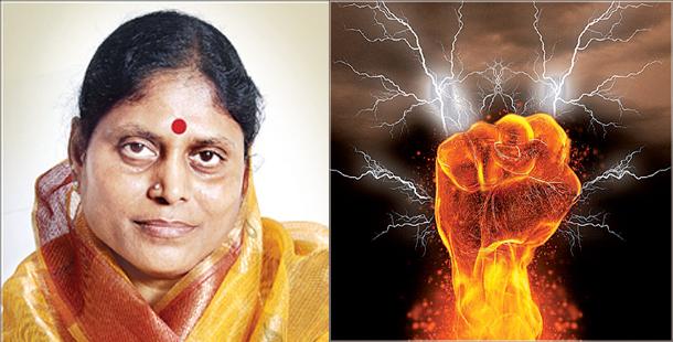Vijayamma on deeksha to protest power crisis - Sakshi Post