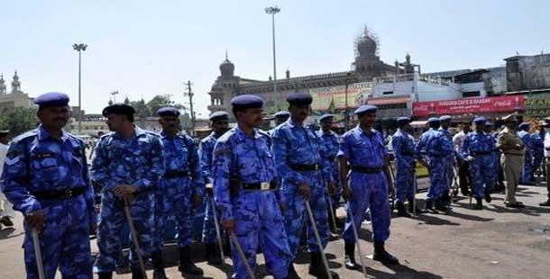 Blast anniversary: Tight security in Hyderabad - Sakshi Post