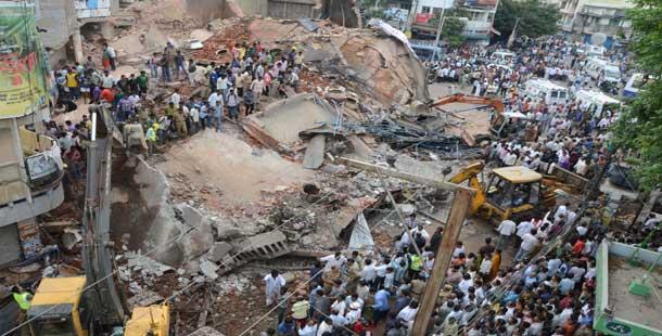13 killed, 19 injured in collapsed hotel in Secunderabad - Sakshi Post