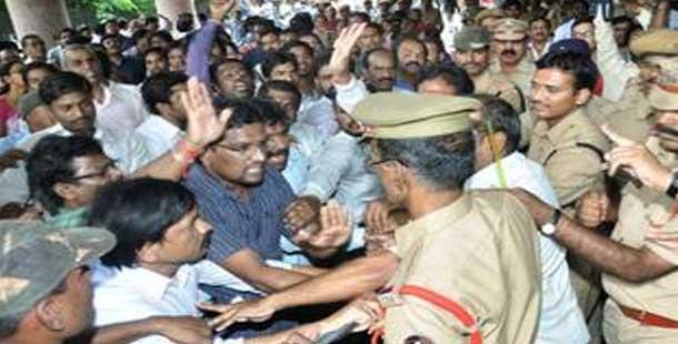 Vidyuth Soudha tense after Seemandhra-Telangana faceoff - Sakshi Post