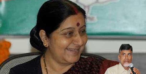 Sushma Swaraj does not rule out poll pact between BJP, TDP - Sakshi Post