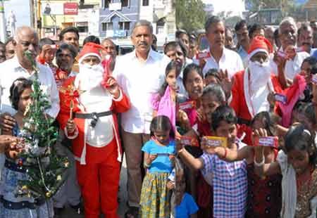 Jingle bells, Jingle bells, it is MP Santa Sivaprasad - Sakshi Post