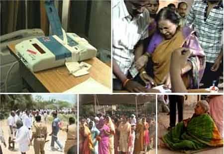 High turnout, clashes mark polling in Seemandhra - Sakshi Post