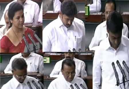 LS 2014: Andhra, Telangana MPs take oath - Sakshi Post