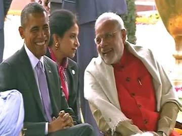Obama attends &#039;At Home&#039; at Rashtrapati Bhavan - Sakshi Post