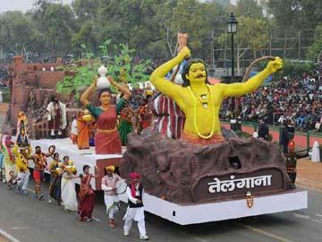 Telangana tableau makes its debut in Republic day parade - Sakshi Post
