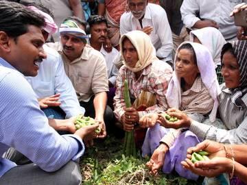 YSRCP with farmers, assures Jagan - Sakshi Post