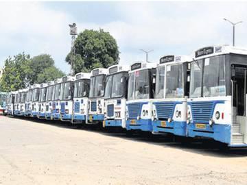 RTC buses off road from midnight as talk&#039;s fail - Sakshi Post
