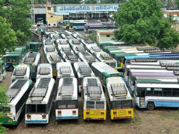 RTC strike continues in Andhra, Telangana - Sakshi Post