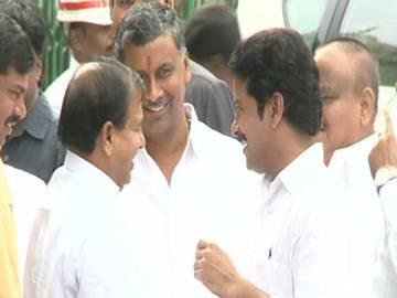 Hugs, Smiles and Hand shakes: Grand welcome from TDP to Revanth!! - Sakshi Post