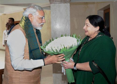 Modi at Amma's place for lunch Modi at Amma's place for lunch - Sakshi Post