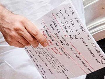 Rahul Gandhi trolled for Hindi speech in English script - Sakshi Post