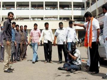 Shiv Sena sacks party-men over ink attack on RTI activist - Sakshi Post