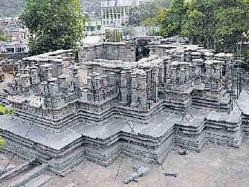 Renovation of Thousand Pillar temple dragging on... - Sakshi Post